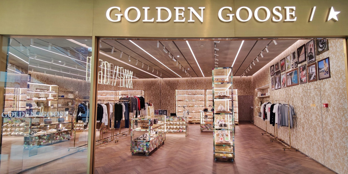 Golden Goose Sneakers Store the burnt orange